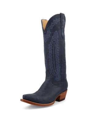 Harper Black Star Leather Boots - Sapphire – Women's Shoes from Bronco Western Supply Co.