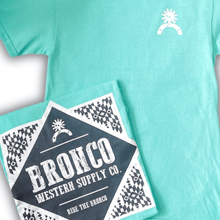 Havasu Tee - Bright Teal – Apparel from Bronco Western Supply Co.