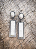 Haven Earrings - White - Jewelry - Bronco Western Supply Jewelry - Bronco Western Supply Co.