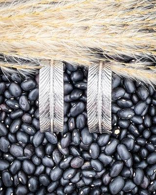 Hawk Feather Semi Hoop Fashion Earrings – Jewelry from Bronco Western Supply Co.