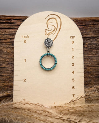 Heirloom Halo Dangle Hoop Earrings – Jewelry from Bronco Western Supply Co.