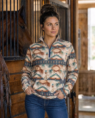Desert Dusk Fitted Pullover by Sterling Kreek