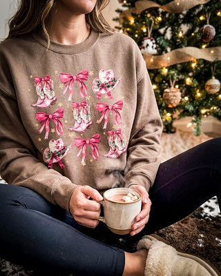 Holly Boots & Bows Graphic Tee or Sweatshirt