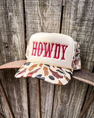High Desert Howdy Embroidered Trucker Cap – Accessories from Bronco Western Supply Co.