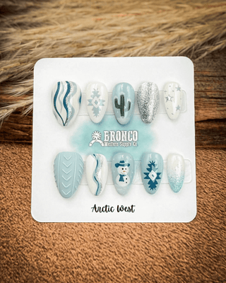 Holiday Western Press-On Nails – Press-on Nails from Bronco Western Supply Co.