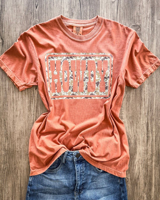 Howdy Camo Graphic Tee – Apparel from Bronco Western Supply Co.