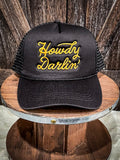 Howdy Darlin' Trucker Cap - Black - Apparel - Bronco Western Supply Co. - Bronco Western Supply Co.