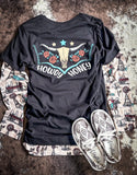 Howdy Honey Tee - Black - Apparel - Bronco Western Supply Co. - Bronco Western Supply Co.