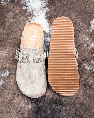 Iris Tooled Slip on Mule in Taupe by Very G – Women's Shoes from Bronco Western Supply Co.