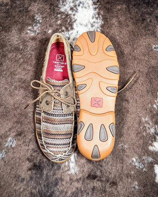Jamie Twisted X Boat Shoe Driving Moc - Multi & Bomber – Women's Shoes from Bronco Western Supply Co.
