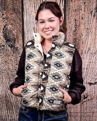 Jane Hooey Reversible Puffer Vest – Apparel from Bronco Western Supply Co.