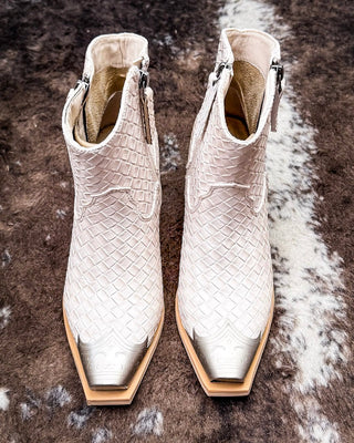 Jim Ankle Bootie in Nude by Very G – Women's Shoes from Bronco Western Supply Co.