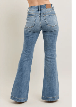 Judy Blue - Steph High Waisted Trouser Flares – Apparel from Bronco Western Supply Co.