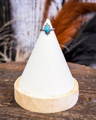 Kal Adjustable Genuine Turquoise Ring – Jewelry from Bronco Western Supply Co.