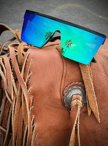 Kerosene Sunglasses in Turquoise - American Bonfire Co. - Accessories - American Bonfire Co. - Bronco Western Supply Co.