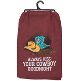 Kiss Your Cowboy - Kitchen Towel - Gift Items - Primitives by Kathy - Bronco Western Supply Co.