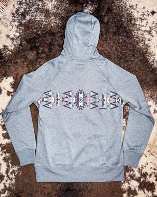 Ladies Legendary Hooey Hoodie in Blue Polar Fleece – Apparel from Bronco Western Supply Co.