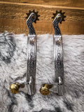 Ladies' Roping Spur with Engraved Band - Spurs - Weaver Leather - Bronco Western Supply Co.