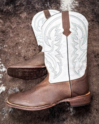 Lindsey White Boots by Roper – Women's Shoes from Bronco Western Supply Co.
