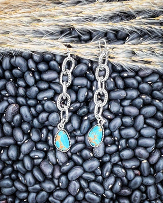 Linked In Chain Dangle Fashion Earrings – Jewelry from Bronco Western Supply Co.