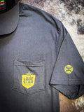 "Lone Star" Black/Mustard Hooey T - Shirt - Apparel - Hooey - Bronco Western Supply Co.