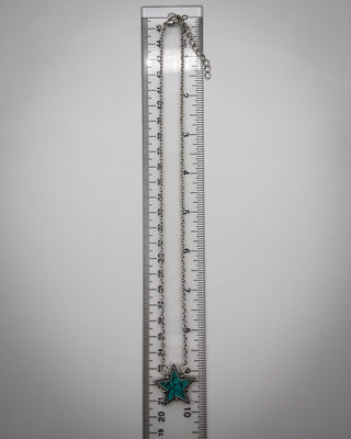 Lone Star Necklace in Teal – Jewelry from Bronco Western Supply Co.