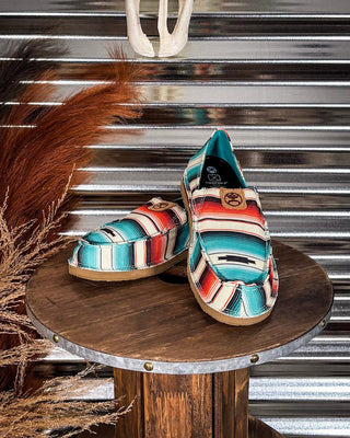 Lydia Twisted X Hooey Slip - On - Sunset Serape – Women's Shoes from Bronco Western Supply Co.