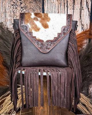 Mae Hair on Hide Fringe Crossbody Bag – Purses & Wallets from Bronco Western Supply Co.