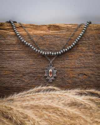 Marley Layered Aztec Necklace – Jewelry from Bronco Western Supply Co.