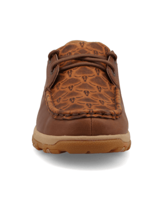 Marrow Twisted X Boat Shoe Driving Moc - Brown Multi and Rustic Brown – Women's Shoes from Bronco Western Supply Co.