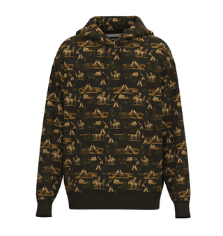 Men's Legendary Hooey Hoodie in Wren Brown with Comanche Pattern – Apparel from Bronco Western Supply Co.