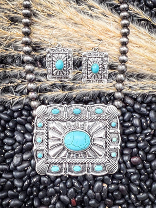 Mercy Western Concho Pendant Fashion Choker Set – Jewelry from Bronco Western Supply Co.