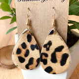 Meriden Leopard Teardrop Earrings - Jewelry - Bronco Western Supply Co. - Bronco Western Supply Co.