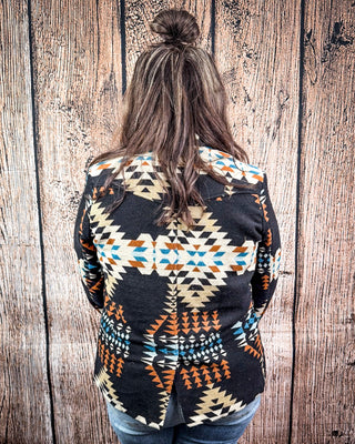 Mesa Mirage Southwestern Print Blazer – Apparel from Bronco Western Supply Co.