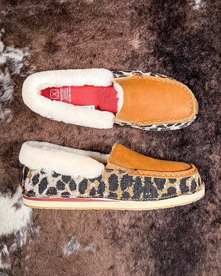 Mia Twisted X Slip - On Loafer - Tan & Cheetah – Women's Shoes from Bronco Western Supply Co.