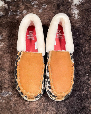 Mia Twisted X Slip - On Loafer - Tan & Cheetah – Women's Shoes from Bronco Western Supply Co.