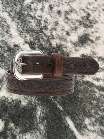 Midnight Classic Hooey Belt Brown/Black - Men - Hooey - Bronco Western Supply Co.