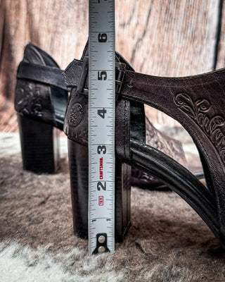 Mika Closed Back Mule Heel in Black by Roper – Women's Shoes from Bronco Western Supply Co.