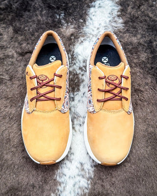 Mira Twisted X Feather X Slip - On Shoe - Beeswax and Aztec Multi – Women's Shoes from Bronco Western Supply Co.