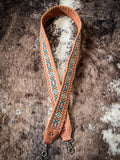 Montana West Western Guitar Style Embroidered Aztec Crossbody Strap - Brown - Accessories - Montana West - Bronco Western Supply Co.