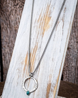 Moongate Genuine Turquoise Necklace – Jewelry from Bronco Western Supply Co.