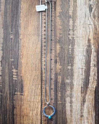 Moongate Genuine Turquoise Necklace – Jewelry from Bronco Western Supply Co.