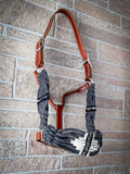 Moral Wool String Leather Halter - Halters & Leads - Tough 1 - Bronco Western Supply Co.