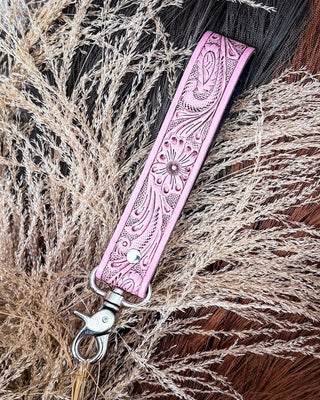 Myra Bag - Blooming Meadows Key Fob in Pink – Accessories from Bronco Western Supply Co.