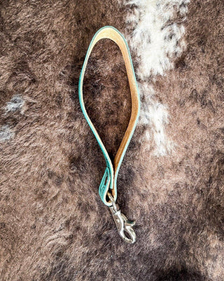 Myra Bag - Blooming Meadows Key Fob in Turquoise – Accessories from Bronco Western Supply Co.