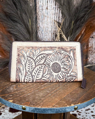 Myra Bag - Brown Buds Wallet – Purses & Wallets from Bronco Western Supply Co.