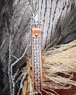 Myra Bag - Canyon Spire Key Fob in Brown – Accessories from Bronco Western Supply Co.