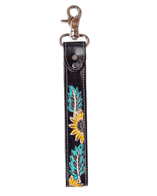 Myra Bag - Cheyenne Bloom Hand - Tooled Key Fob – Accessories from Bronco Western Supply Co.