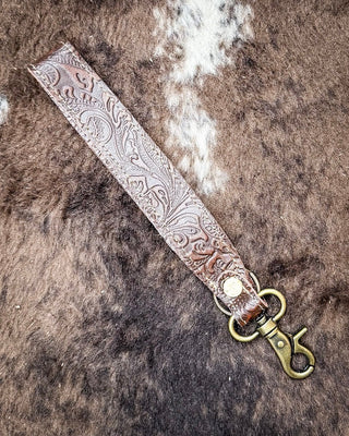 Myra Bag - Classic Country Hand - Tooled Key Fob – Accessories from Bronco Western Supply Co.