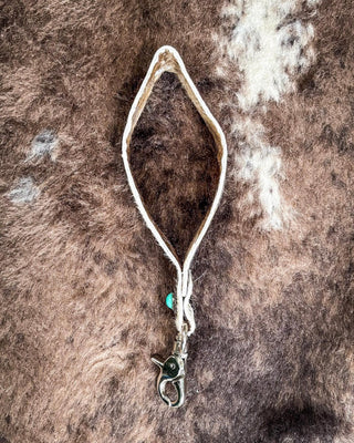 Myra Bag - Concho Delight Key Fob in Black & White – Accessories from Bronco Western Supply Co.